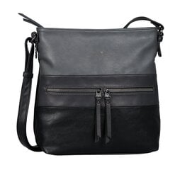 Женская сумка через плечо Tom Tailor Hobo 26104*60, черная цена и информация | Женская сумка Bugatti | pigu.lt