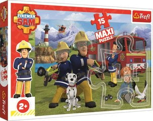 Пазл TREFL Maxi Пожарник Сэм, 15 деталей цена и информация | Пазлы | pigu.lt