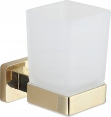 Mexen Asis stiklinė su laikikliu, gold kaina ir informacija | Vonios kambario aksesuarai | pigu.lt