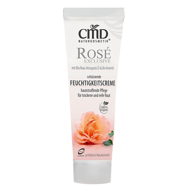 Drėkinantis veido kremas CMD Naturkosmetik Rose Exclusive, 50 ml kaina ir informacija | Veido kremai | pigu.lt