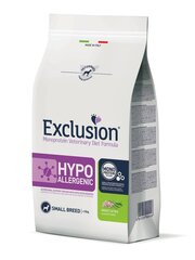 Exclusion Hypoallergic Monoprotein для собак мелких пород с насекомыми и горохом, 2кг цена и информация | Сухой корм для собак | pigu.lt