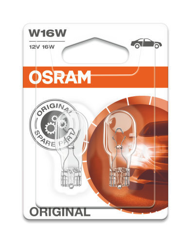 Automobilinės lemputės Osram Original Line W16W / W2.1X9.5D kaina ir informacija | Automobilių lemputės | pigu.lt