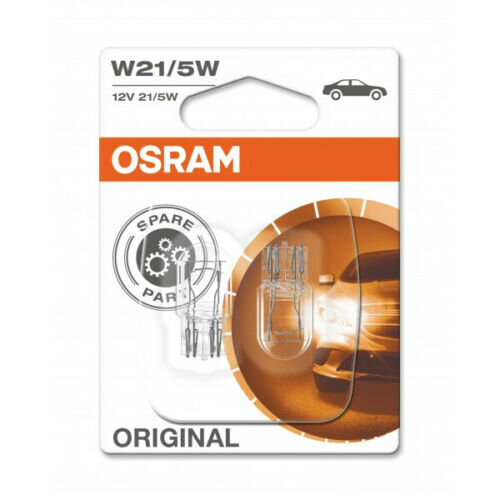 Osram lemputės W3x16q 12V 21/5W (2vnt) kaina ir informacija | Automobilių lemputės | pigu.lt