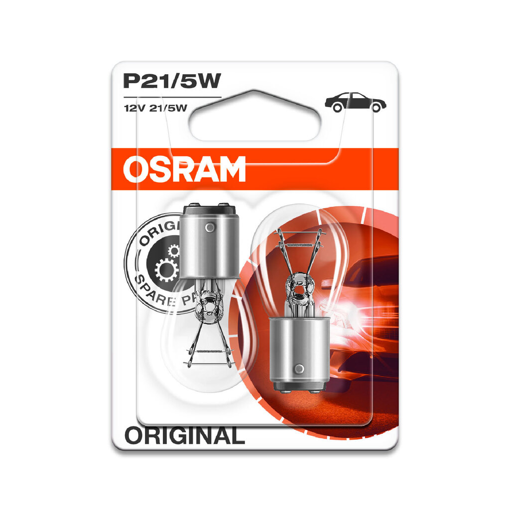 Automobilinės posūkių lemputės Osram Original Line BAY15d цена и информация | Automobilių lemputės | pigu.lt