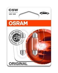 Автомобильная лампа OS6418-02B Osram OS6418-02B C5W 12V 5W цена и информация | Автомобильные лампочки | pigu.lt