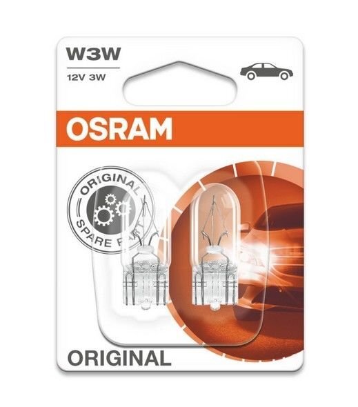 Automobilinės lemputės Osram Original Line W2.1x9.5d, 2 vnt. цена и информация | Automobilių lemputės | pigu.lt