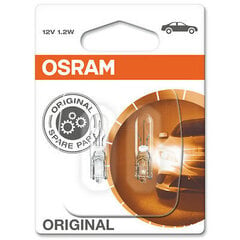 Автомобильная лампа Osram 12V 1,2W цена и информация | Автомобильные лампочки | pigu.lt