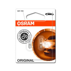 Автомобильная лампа Osram 2722-02B 12V 2W цена и информация | Автомобильные лампочки | pigu.lt