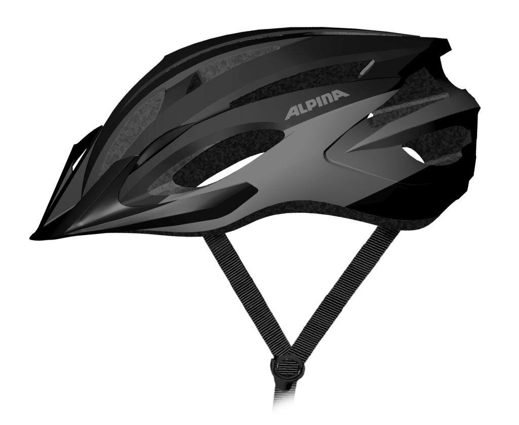 ALPINA dviračio šalmas MTB17 juodas ir pilkas 54-58 цена и информация | Šalmai | pigu.lt
