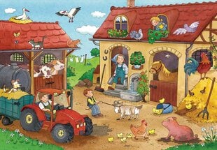 Dėlionė Ravensburger Ūkis 2x12 det kaina ir informacija | Dėlionės (puzzle) | pigu.lt