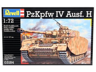 Сборная пластиковая модель Revell - PzKpfw. IV Ausf. H, 1/72, 03184 цена и информация | Конструкторы и кубики | pigu.lt