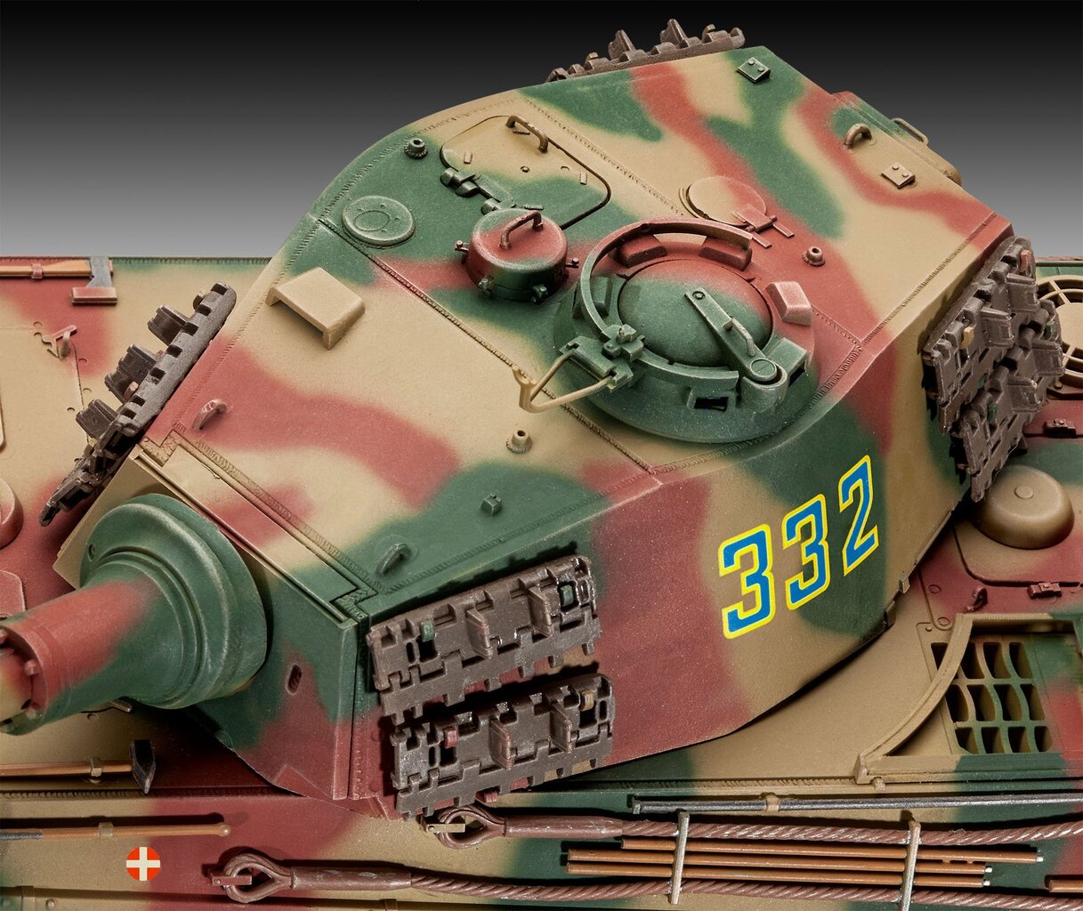 Klijuojamas modelis Revell Henschel Turret Tiger II Ausf.B, 03249 kaina ir informacija | Konstruktoriai ir kaladėlės | pigu.lt