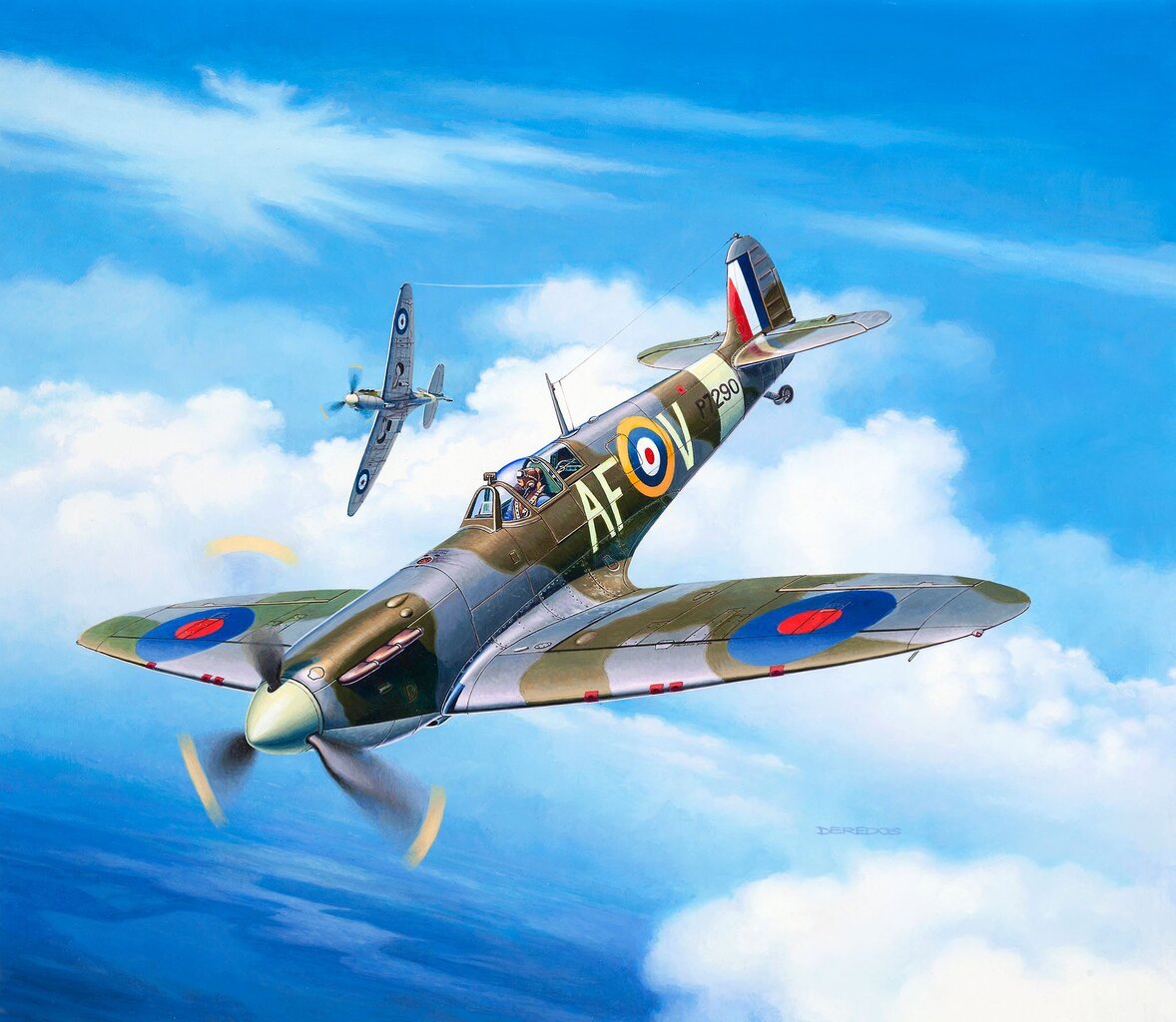 Konstruktorius Spitfire Mk. IIa Model Kit, Revell kaina ir informacija | Konstruktoriai ir kaladėlės | pigu.lt