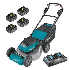 Аккумуляторная газонокосилка Makita DLM530PT4 цена и информация | Газонокосилки | pigu.lt