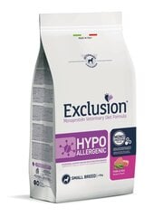 Exclusion Hypoallergenic Monoprotein для собак мелких пород со свининой и горохом, 2кг цена и информация | Сухой корм для собак | pigu.lt