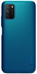 Nillkin Xiaomi Poco M3 Super Frosted Cover Peacock Blue kaina ir informacija | Telefono dėklai | pigu.lt