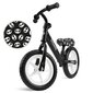 Balansinis dviratis vaikams Kidwell Rebel, juodas цена и информация | Balansiniai dviratukai | pigu.lt