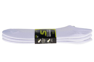 Kojinės vyrams Skechers 3pk No Show Stretch Socks S101715, baltos kaina ir informacija | Vyriškos kojinės | pigu.lt