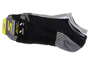 Носки мужские Skechers3pk Mens Non Terry S110099-MULT, черные цена и информация | Мужские носки | pigu.lt