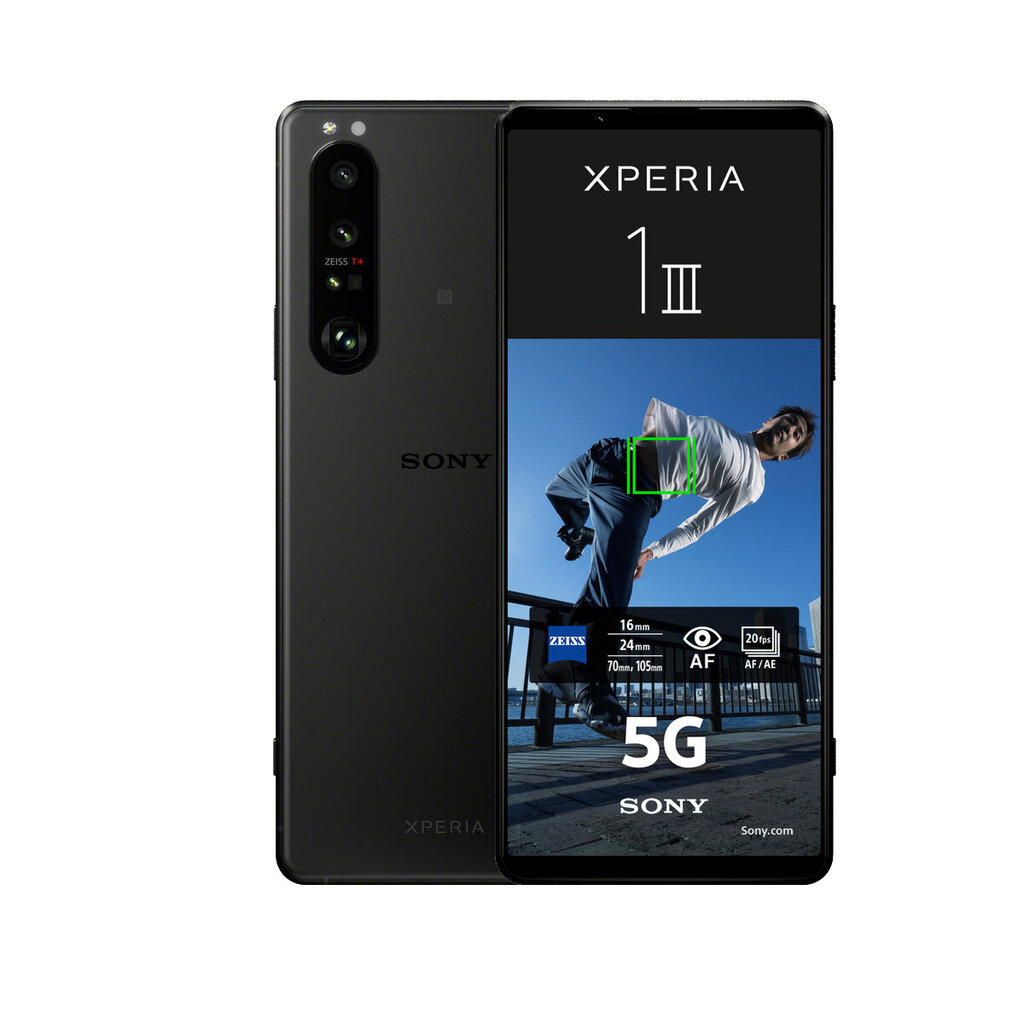 Телефон Sony Xperia 1 III 12/256GB Dual SIM Black цена | pigu.lt