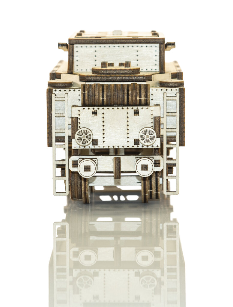 Medinis 3D konstruktorius - Wooden city Traukinys, 717 vnt kaina ir informacija | Konstruktoriai ir kaladėlės | pigu.lt