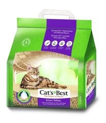 Cat's Best Smart комкующиеся древесные гранулы 5L 2.5kg цена и информация | Наполнители для кошачьих туалетов | pigu.lt