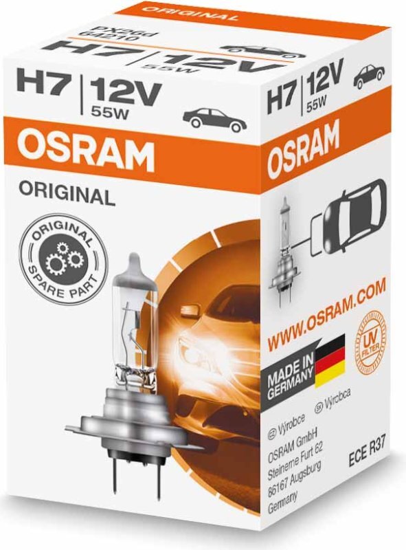 Automobilinė lemputė Osram Original Line H7 kaina ir informacija | Automobilių lemputės | pigu.lt