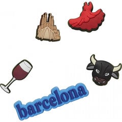 Aksesuarai avalynei Crocs™ Barcelona City Wonderlust G0783300-MU, 5 vnt. kaina ir informacija | Aksesuarai vaikams | pigu.lt