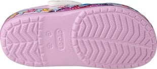 Детские сандалии Crocs, розовые цена и информация | Детские резиновые сабо | pigu.lt