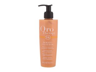 Dažanti plaukų kaukė Fanola Oro Therapy Color Mask Dorato, 250 ml kaina ir informacija | Priemonės plaukų stiprinimui | pigu.lt