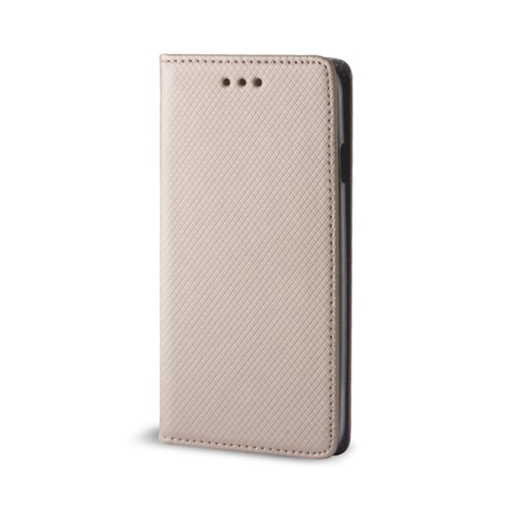 Telefono dėklas Smart Magnet case, skirtas Xiaomi Redmi Note 10 / Redmi Note 10S, auksinis kaina ir informacija | Telefono dėklai | pigu.lt