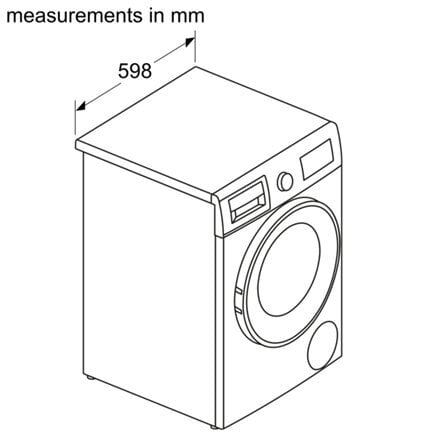 Bosch WNA134L0SN kaina ir informacija | Skalbimo mašinos | pigu.lt