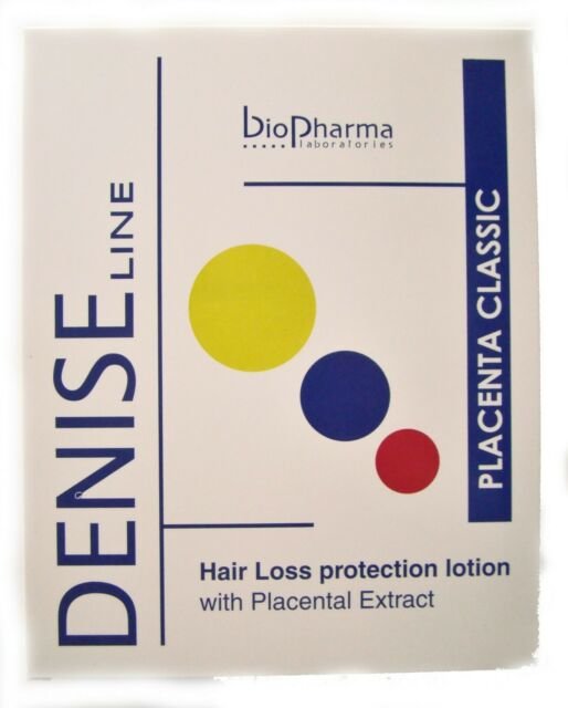 Atstatomosios ampulės su placenta nuo plaukų slinkimo Biopharma Denise Line, 6 x 10 ml