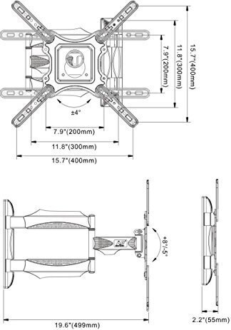 NB SC80 32-55” цена и информация | Televizorių laikikliai, tvirtinimai | pigu.lt