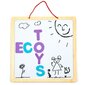 Dvipusė magnetinė lenta Eco Toys kaina ir informacija | Lavinamieji žaislai | pigu.lt