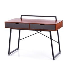 Письменный стол Homede Dust, коричневый/черный цена и информация | Компьютерные, письменные столы | pigu.lt
