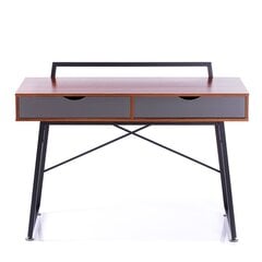 Письменный стол Homede Dust, коричневый/черный цена и информация | Компьютерные, письменные столы | pigu.lt