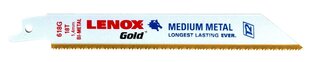 Metalinis pjūklas Lenox Gold 150 mm 18TPI цена и информация | Механические инструменты | pigu.lt