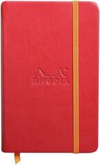 Užrašų knygelė Clairefontaine Rhodia Rama A6 90g/m 96 lapai, raudona kaina ir informacija | Sąsiuviniai ir popieriaus prekės | pigu.lt