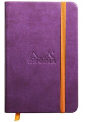Užrašų knygelė Clairefontaine Rhodia Rama A6 90g/m 96 lapai, violetinė kaina ir informacija | Sąsiuviniai ir popieriaus prekės | pigu.lt