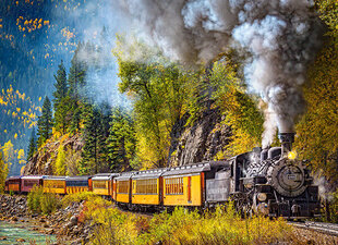 Dėlionė Castorland Steam train trip 300 det. kaina ir informacija | Dėlionės (puzzle) | pigu.lt