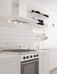 Plytelė Golden tile Metrotiles white 10x20 cm цена и информация | Настенная плитка | pigu.lt