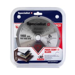 Pjovimo diskas Specialist+ 8T 160 x 20 mm kaina ir informacija | Mechaniniai įrankiai | pigu.lt