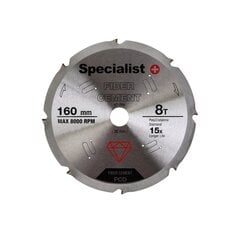 Pjovimo diskas Specialist+ 8T 160 x 20 mm kaina ir informacija | Mechaniniai įrankiai | pigu.lt
