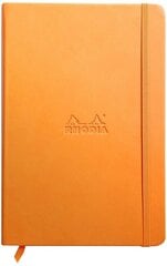 Užrašų knygelė Clairefontaine Rhodia Rama A5 90g/m 96 lapai, oranžinė цена и информация | Тетради и бумажные товары | pigu.lt