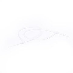 Dirželis nailon., baltas 3,6x200mm,100vnt. цена и информация | Крепежные изделия | pigu.lt