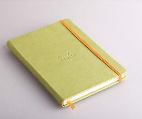 Užrašų knygelė Clairefontaine Rhodia Rama A5 90g/m 96 lapai, žalia цена и информация | Тетради и бумажные товары | pigu.lt