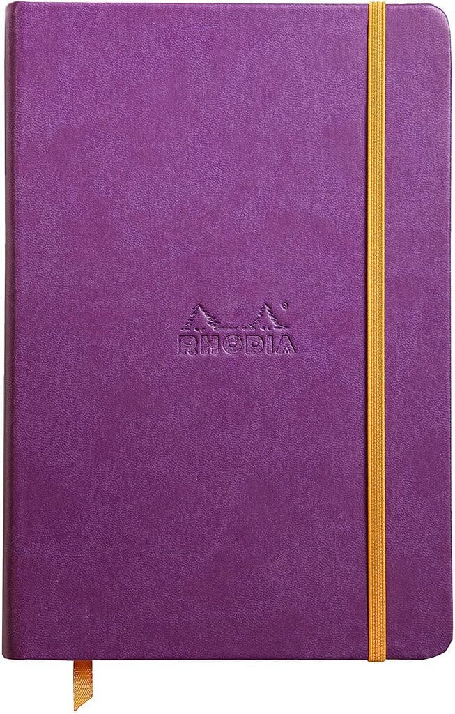 Užrašų knygelė Clairefontaine Rhodia Rama A5 90g/m 96 lapai, violetinė цена и информация | Sąsiuviniai ir popieriaus prekės | pigu.lt