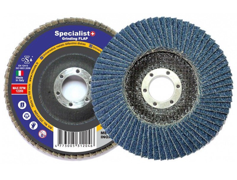 Lapelinis šlifuoklinis diskas Specialist+ 125ZK100 цена и информация | Mechaniniai įrankiai | pigu.lt