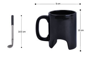 Boso puodelis, juodas цена и информация | Оригинальные кружки | pigu.lt